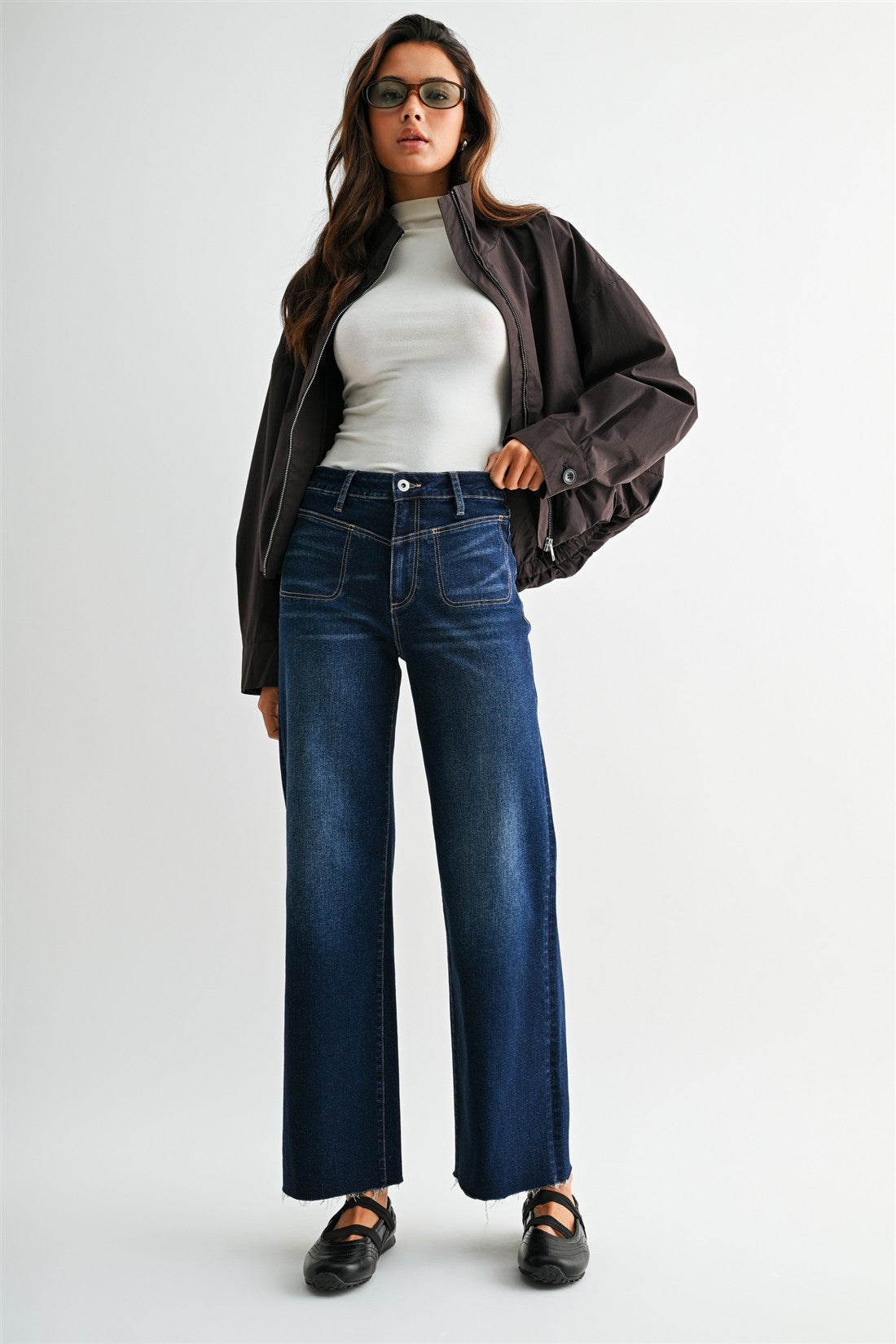Dark Vintage Stitch Denim