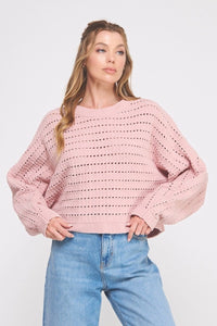 Rose Chenille Sweater