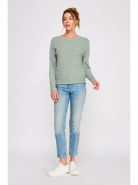 Sage Diamond Sweater