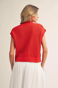 Red Knit Sweater