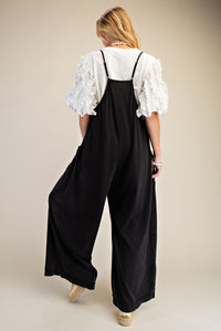 Black Washed Jumpsuit