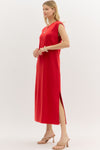 Red Jersey Midi