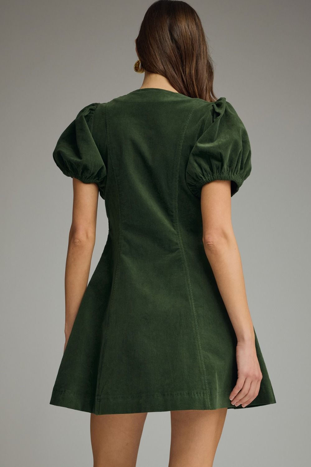 Green Corduroy Dress
