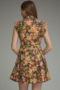 Brown Vintage Garden Dress