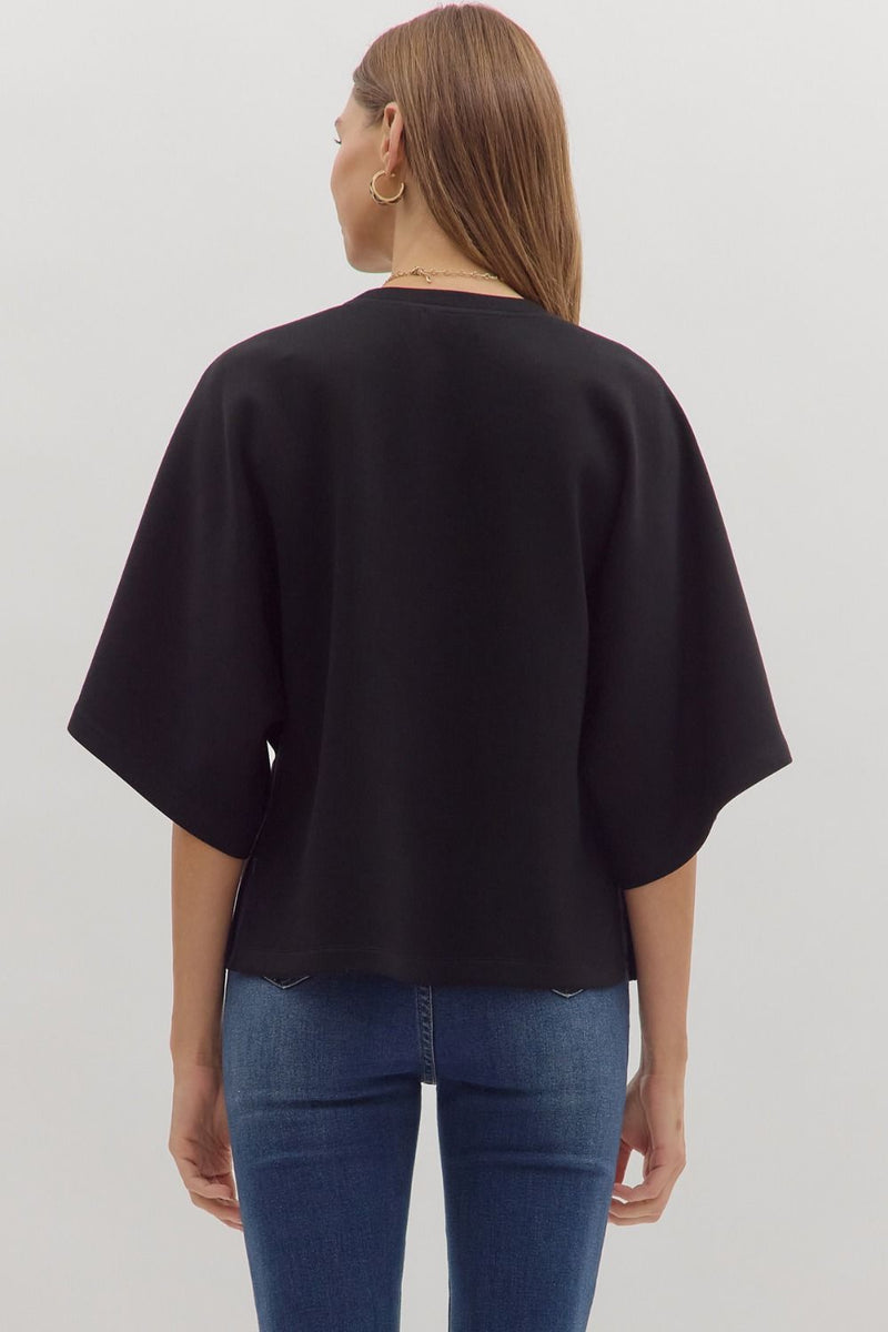 Elbow Sleeve Top