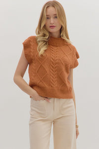Cable Knit Vest