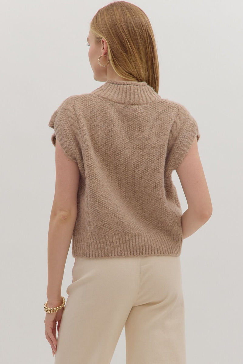 Cable Knit Vest