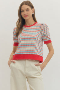 Americana Stripe Top