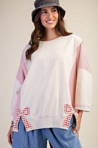 Natural Bow Pullover