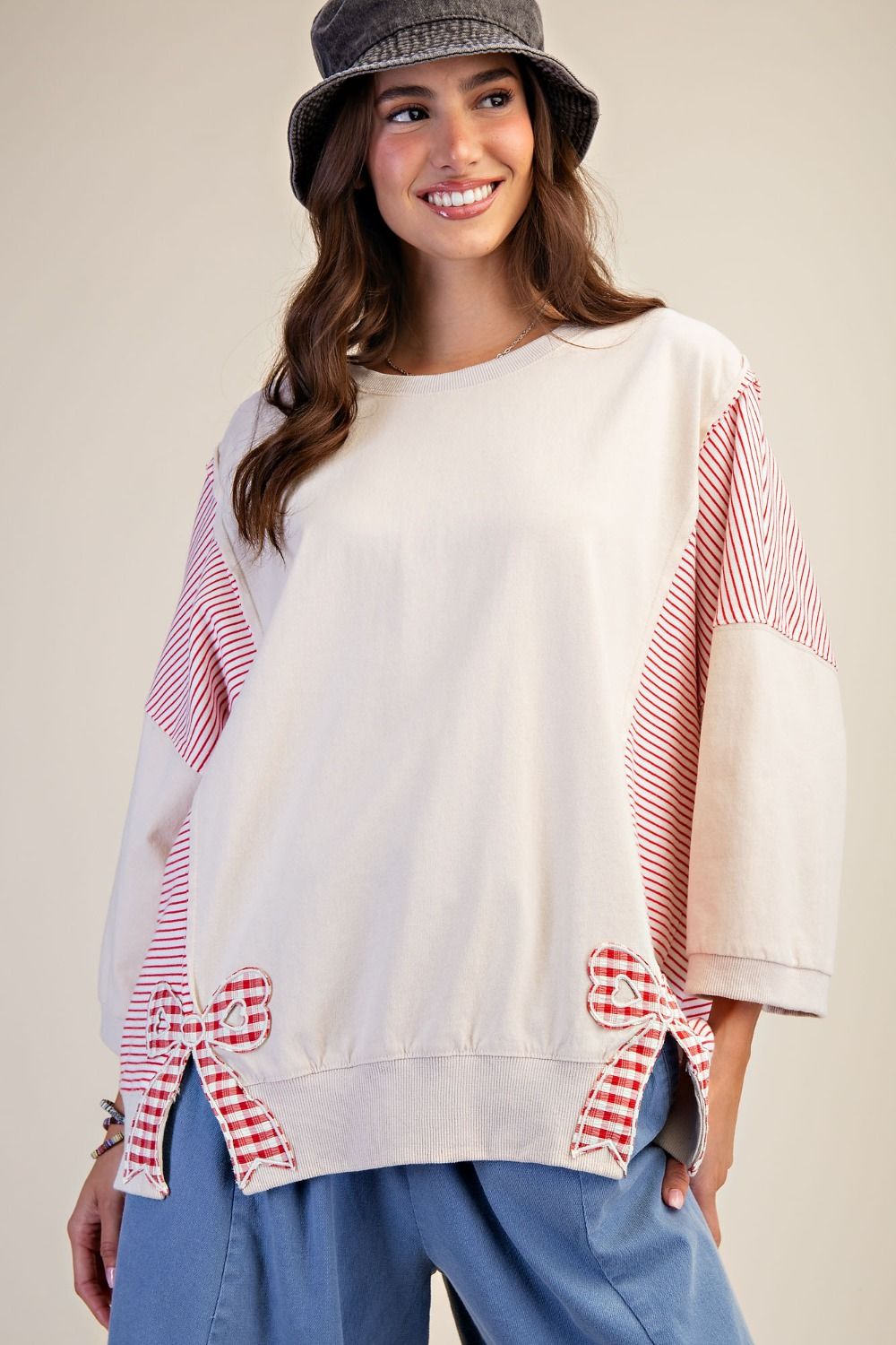 Natural Bow Pullover