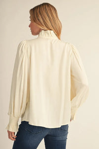 Cream Bishop Blouse