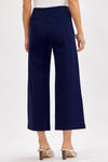 Navy Magic Crop Pant