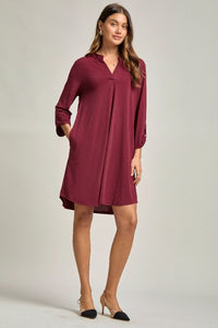 Wine Scarlett Dress