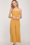 Mustard Culotte Jumpsuit