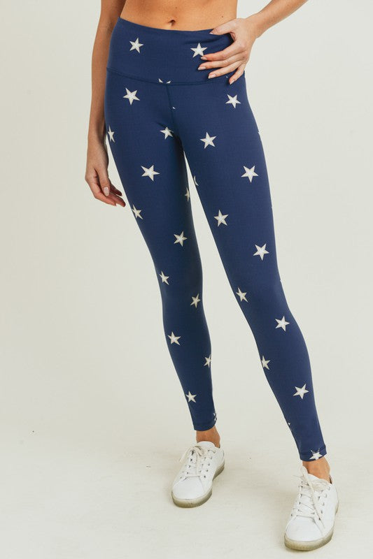 Blue Star Leggings