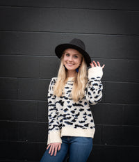 Cheetah Print Sweater