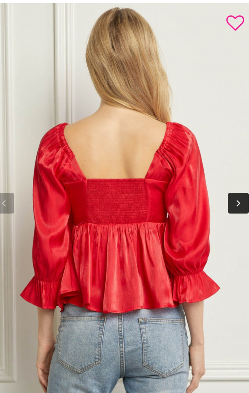 Red Holidaze Top